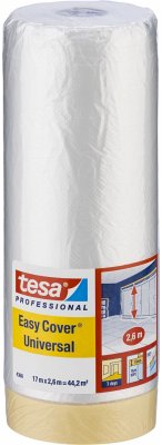 Cover Tesa Abdeckfolie 17m x 2,6m Easy Cov. hellbraun 04368