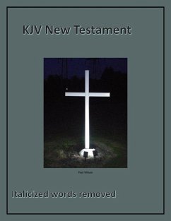 Cover KJV New Testament - Italicized words removed (eBook, ePUB)