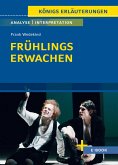 Frühlings Erwachen von Frank Wedekind - Textanalyse und Interpretation (eBook, PDF)