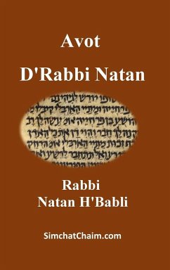 Avot D'Rabbi Natan - H'Babli, Rabbi Natan