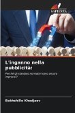 L'inganno nella pubblicità: