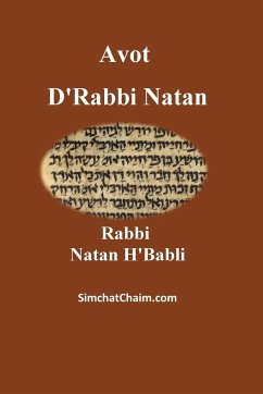 Avot D'Rabbi Natan - H'Babli, Rabbi Natan