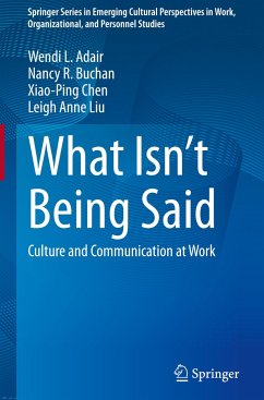 What Isn¿t Being Said - Adair, Wendi L.;Buchan, Nancy R.;Chen, Xiao-Ping