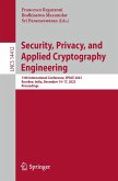 Security, Privacy, and Applied Cryptography Engineering (eBook, PDF)