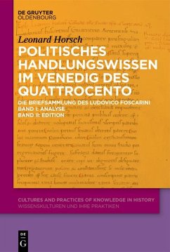 Politisches Handlungswissen im Venedig des Quattrocento (eBook, ePUB) - Horsch, Leonard