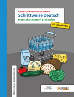 Schrittweise Deutsch / Wortschatzkarten Einkaufen für Lehrerkoffer - Berkemeier, Anne;Schmidt, Anja