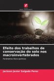 Efeito dos trabalhos de conservação do solo nos macroinvertebrados