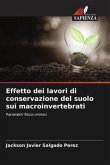 Effetto dei lavori di conservazione del suolo sui macroinvertebrati