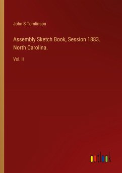 Cover Assembly Sketch Book, Session 1883. North Carolina.