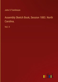 Cover Assembly Sketch Book, Session 1883. North Carolina.