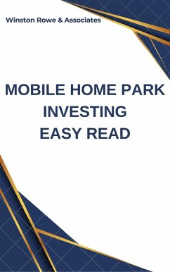 Cover Mobile Home Park Investing Easy Read (eBook, ePUB)