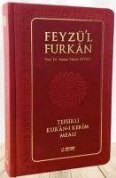 Feyzül Furkan Tefsirli Kuran-i Kerim Meali Orta Boy, Tefsirli Meal, Ciltli - Bordo - Kolektif