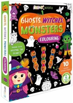 Cover Ghosts, Witches, Monsters Colouring