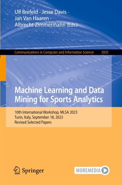 Machine Learning and Data Mining for Sports Analytics