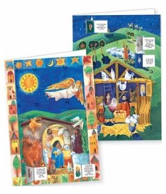 Christmas Advent Calendar Cards - 20 Pack - Mead, David