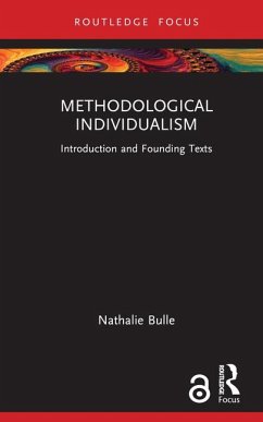 Methodological Individualism - Bulle, Nathalie (National Center for Scientific Research (CNRS), Fra