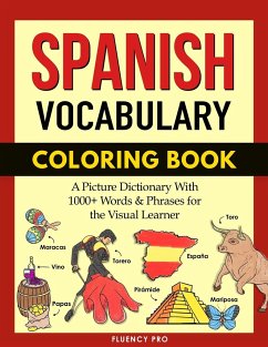 Spanish Vocabulary Coloring Book - Pro, Fluency