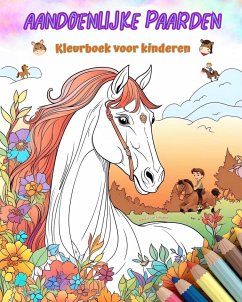 Aandoenlijke paarden - Kleurboek voor kinderen - Creatieve en grappige scènes van lachende paarden - Editions, Colorful Fun