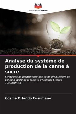 Analyse du système de production de la canne à sucre - Cusumano, Cosme Orlando