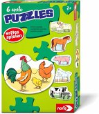 6 erste Puzzles Bauernhoftiere