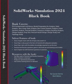 SolidWorks Simulation 2024 Black Book (eBook, ePUB) - Verma, Gaurav; Weber, Matt