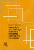 Considerações sobre a presunção de simetria e paridade nos contratos civis e empresariais (eBook, ePUB)