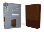 Niv, Thinline Bible, Large Print, Leathersoft, Brown, Zippered, Red Letter, Comfort Print Niv, Thinline Bible, Large Print, Leathersoft, Brown, Zippered, Red Letter, Comfort Print