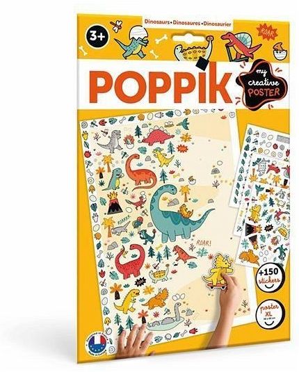 POPPIK 1841201 - Sticker Kreativ Poster Dinosaurier POPPIK 1841201 - Sticker Kreativ Poster Dinosaurier
