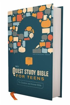 Niv, Quest Study Bible for Teens, Hardcover, Navy, Comfort Print - Zondervan