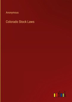 Cover Colorado Stock Laws