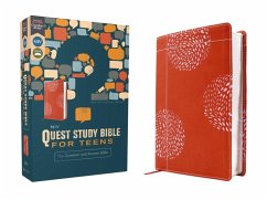 Niv, Quest Study Bible for Teens, Leathersoft, Coral, Comfort Print - Zondervan