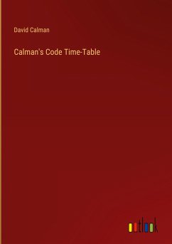 Calman's Code Time-Table - Calman, David