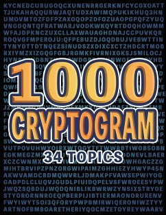 1000 Cryptogram Puzzle Book