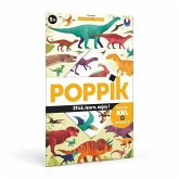 POPPIK 1841059 - Sticker Lernposter Dinosaurier