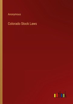 Cover Colorado Stock Laws