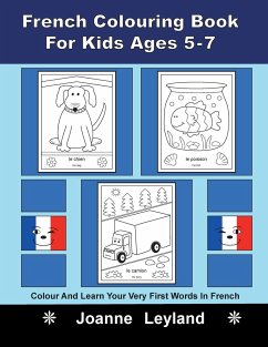 French Colouring Book For Kids Ages 5-7 - Leyland, Joanne