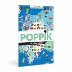 POPPIK 1841223 - Sticker Lernposter Flaggen der Welt