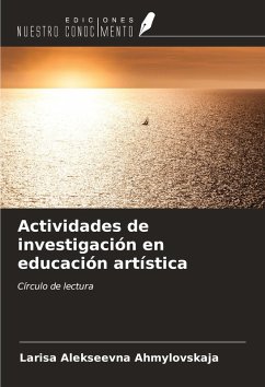 Cover Actividades de investigación en educación artística