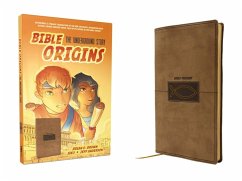 Bible Origins (Portions of the New Testament + Graphic Novel Origin Stories), Deluxe Edition, Leathersoft, Tan - Zondervan