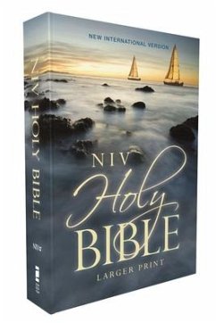 Cover Niv, Holy Bible, Larger Print, Economy Edition, Paperback, Blue, Comfort Print
