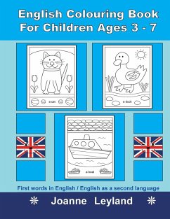 English Colouring Book For Children Ages 3-7 - Leyland, Joanne