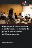 Esperienze di partecipazione a conferenze accademiche da parte di professionisti dell'insegnamento