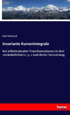 Invariante Kurvenintegrale - Heineck, Karl