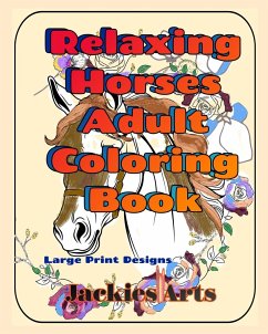 Relaxing Horses Adult Coloring Book - Nicholson, Jacquelyn