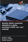 Analisi della costante dielettrica della struttura MIM con vari metodi