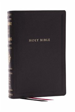 RSV Personal Size Bible with Cross References, Black Genuine Leather, (Sovereign Collection) - Thomas Nelson