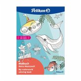 Pelikan Malbuch DIN A4 Meereswelt mit Sticker, 48 Seiten