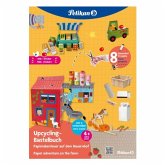 Pelikan Upcycling Bastelbuch DIN A4 Bauernhof mit Sticker, 32 Seiten