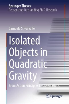 Isolated Objects in Quadratic Gravity (eBook, PDF) - Silvervalle, Samuele