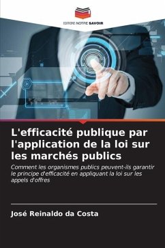 L'efficacité publique par l'application de la loi sur les marchés publics - da Costa, José Reinaldo